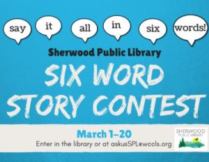 Read more about the article Six Word Story Contest 2020, Deadline: Mar. 20