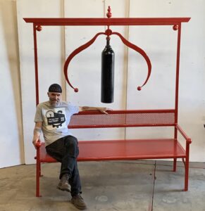 Read more about the article Acclaimed sculptor, Jud Turner works to create new Musical Bench  for Tualatin Valley Creates