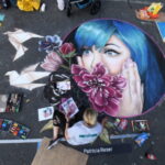 La Strada Chalk Art Summer Festival in Hillsboro, Oregon - 2