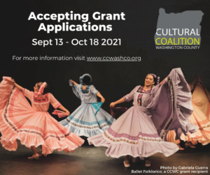 Read more about the article Grant Opportunity: Cultural Coalition of Washington County Grants, Deadline October 18