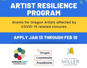 Read more about the article Grant Opportunity: Artist Resilience Program, Due February 10