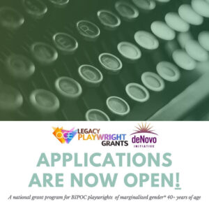 Read more about the article Grant Opportunity: 2024 AGE Legacy Playwright Grants (apply by 5/15/24)